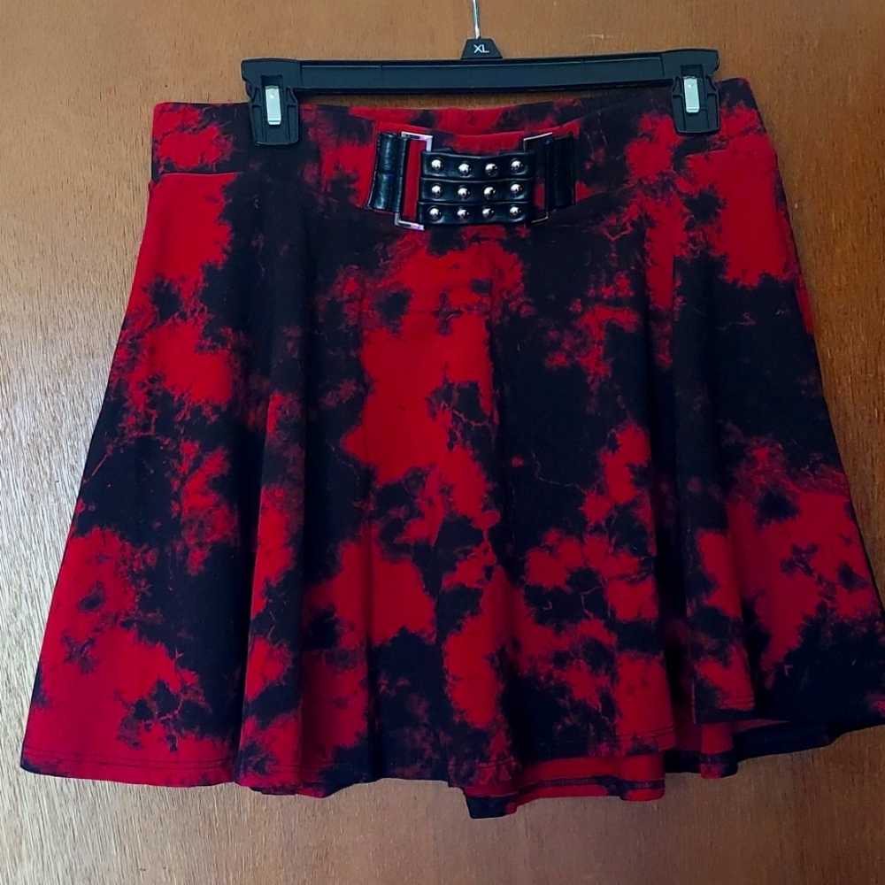 Midnight Hour Tie Dye Skater Skirt